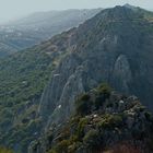 Buitres sobrevolando "El Salto del Gitano" - Monfrague