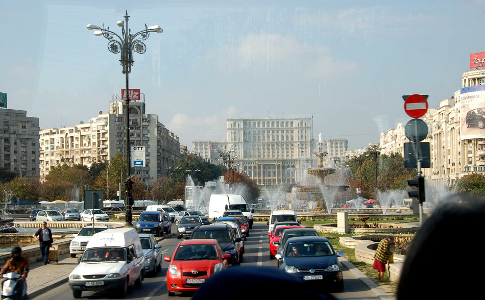 Bukarest - Bulevardul Unirii (Boulevard der Einheit)