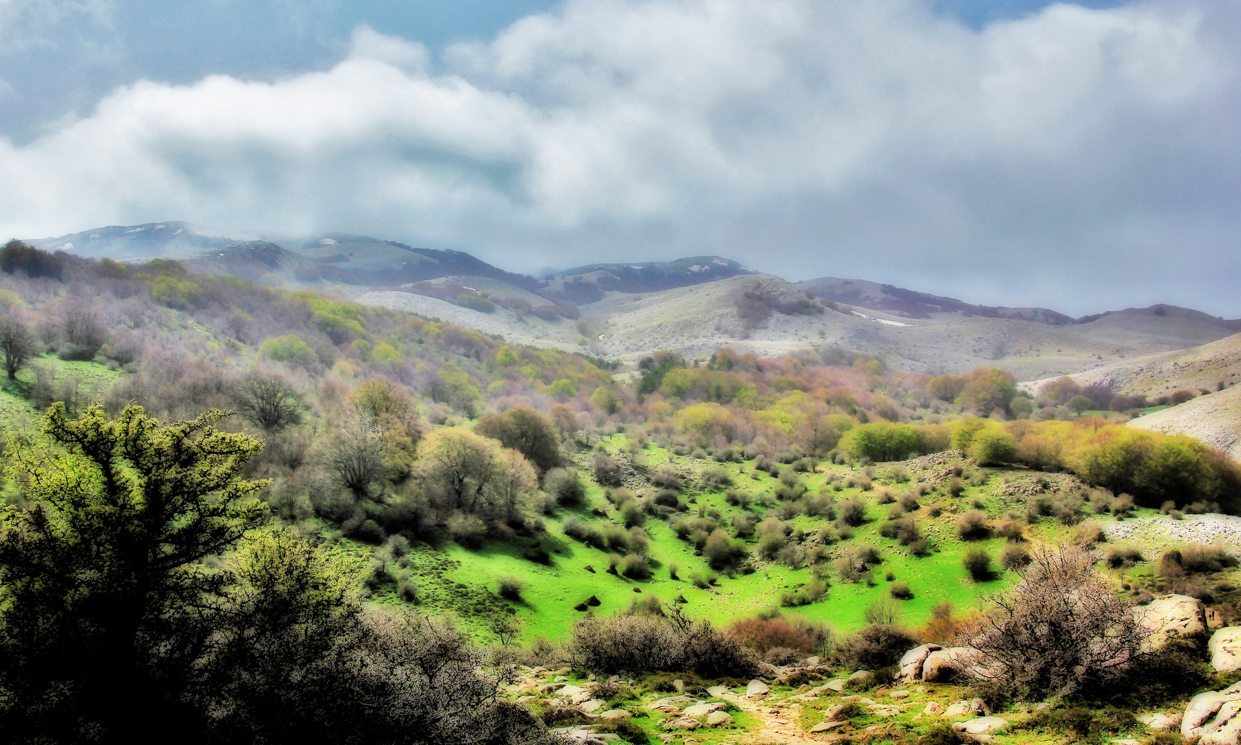 Bukolische Landschaft