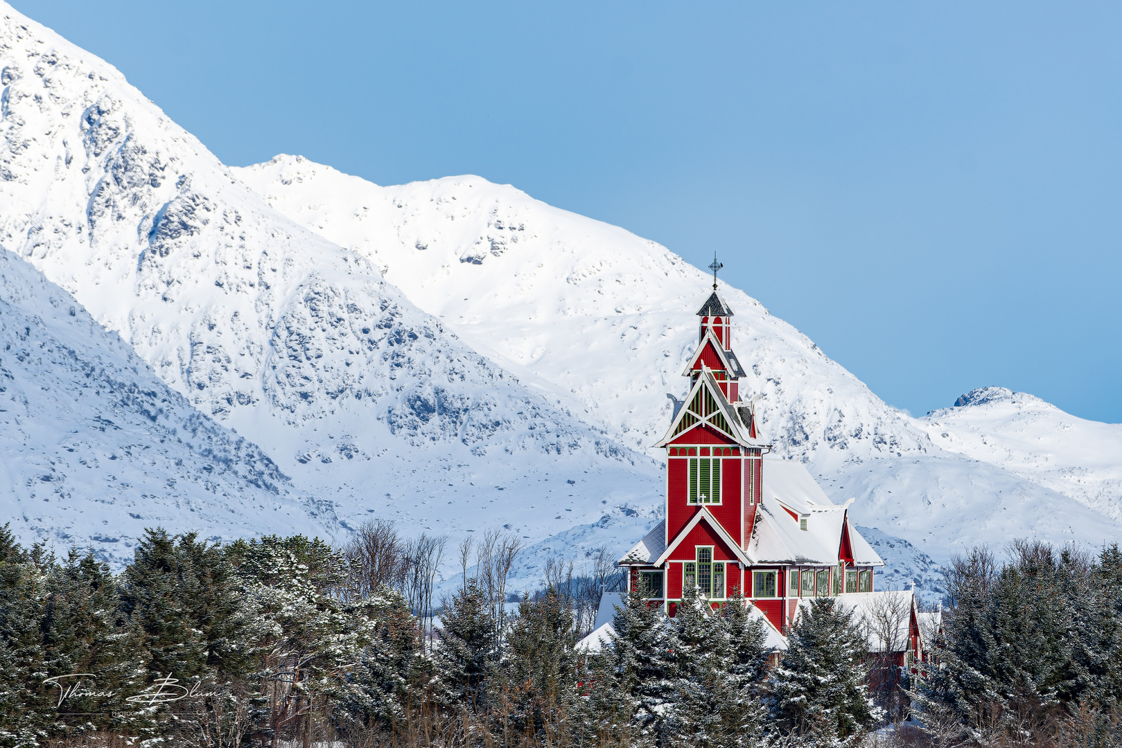 Buksnes Kirche, Gravdal, Lofoten