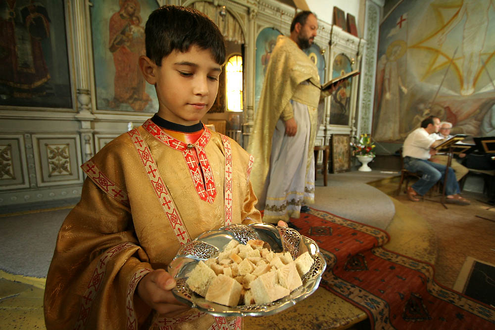 Bulgarian orthodox christian boy