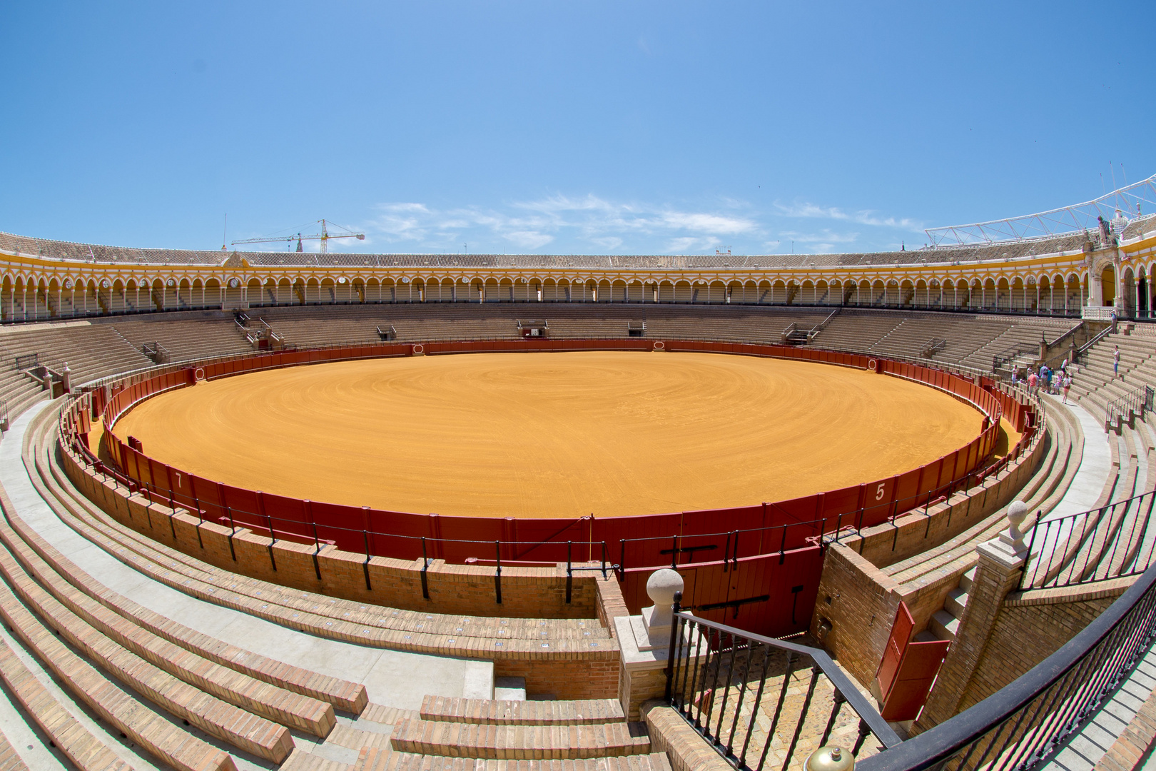 Bull fighting stadium in Seville