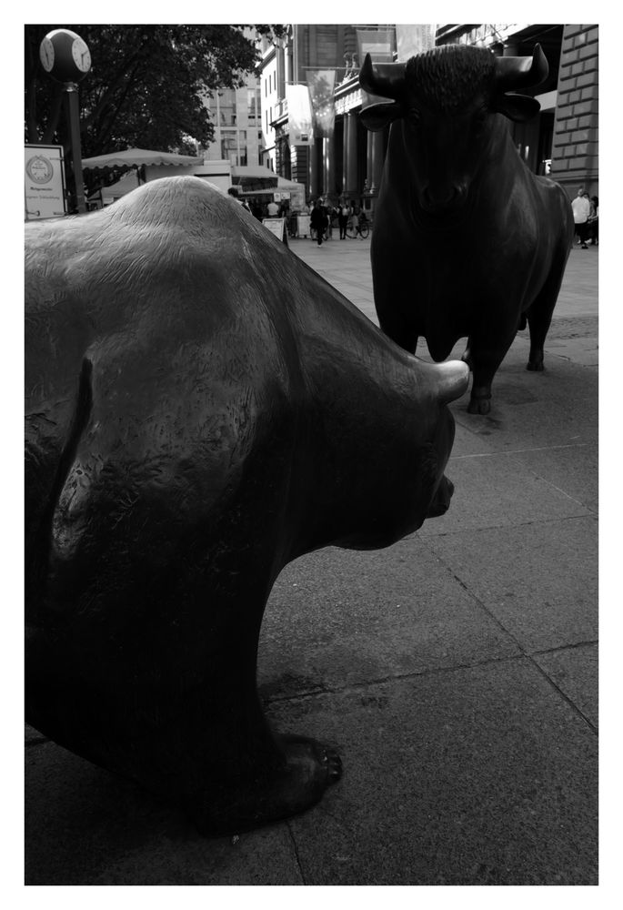 Bulle und Bär - Frankfurt Stock Exchange