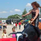 Bullridingaction beim Truckerfest