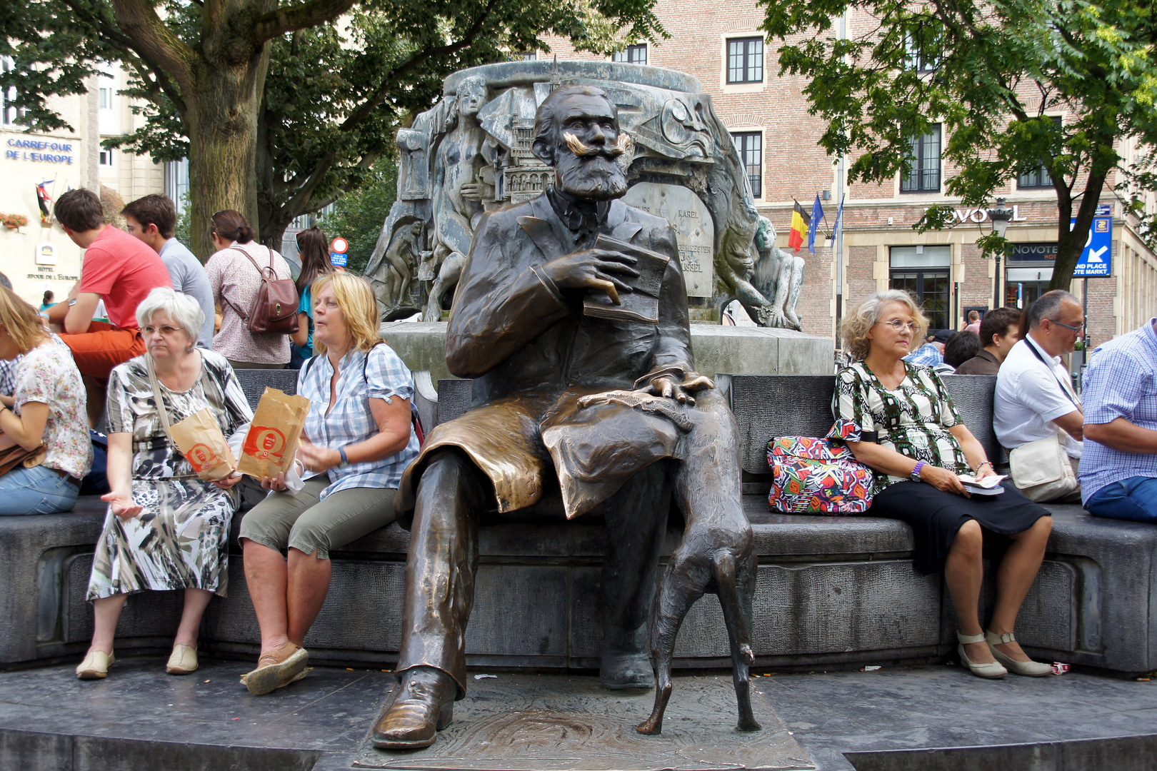 Buls-Brunnen, Grasmarkt, Brussel