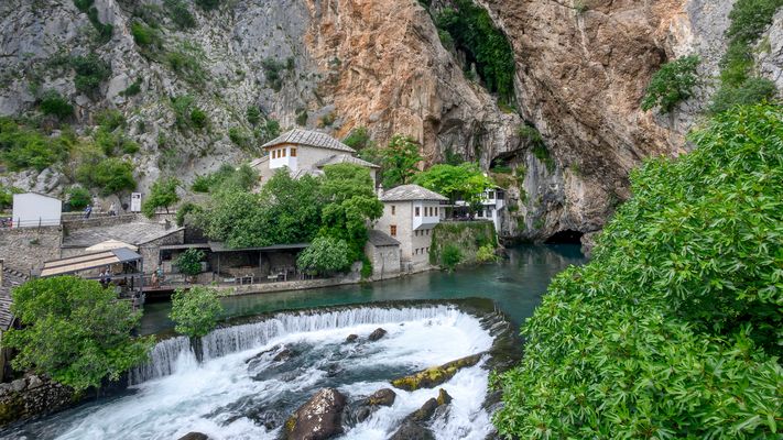 Bunaquelle und Derwischkloster in Blagaj