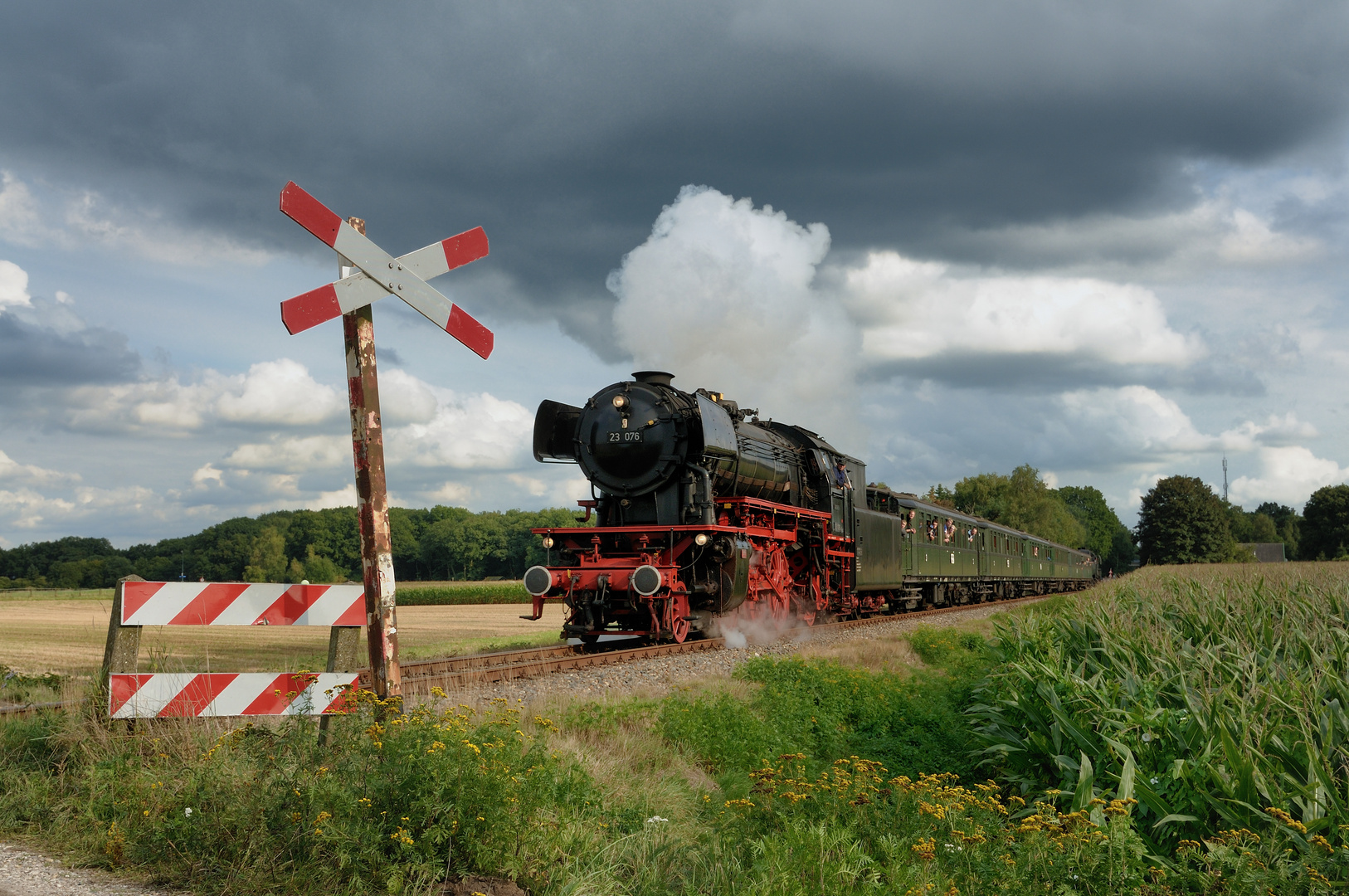 Bundesbahndampf im Nachbarland