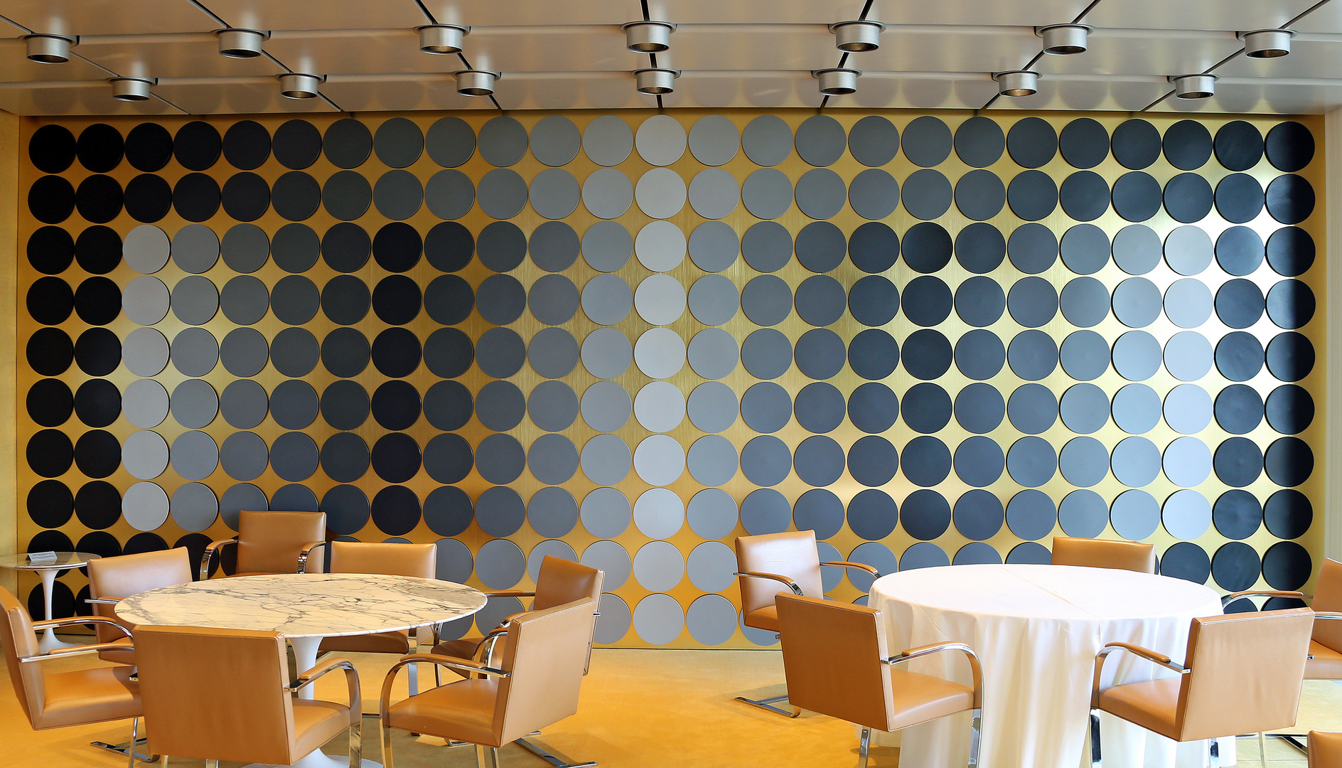 Bundesbank -Speisesaal von Vasarely- -2-