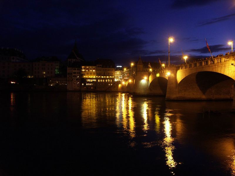 Bundesfeier CH - Mittlere Rheinbrücke