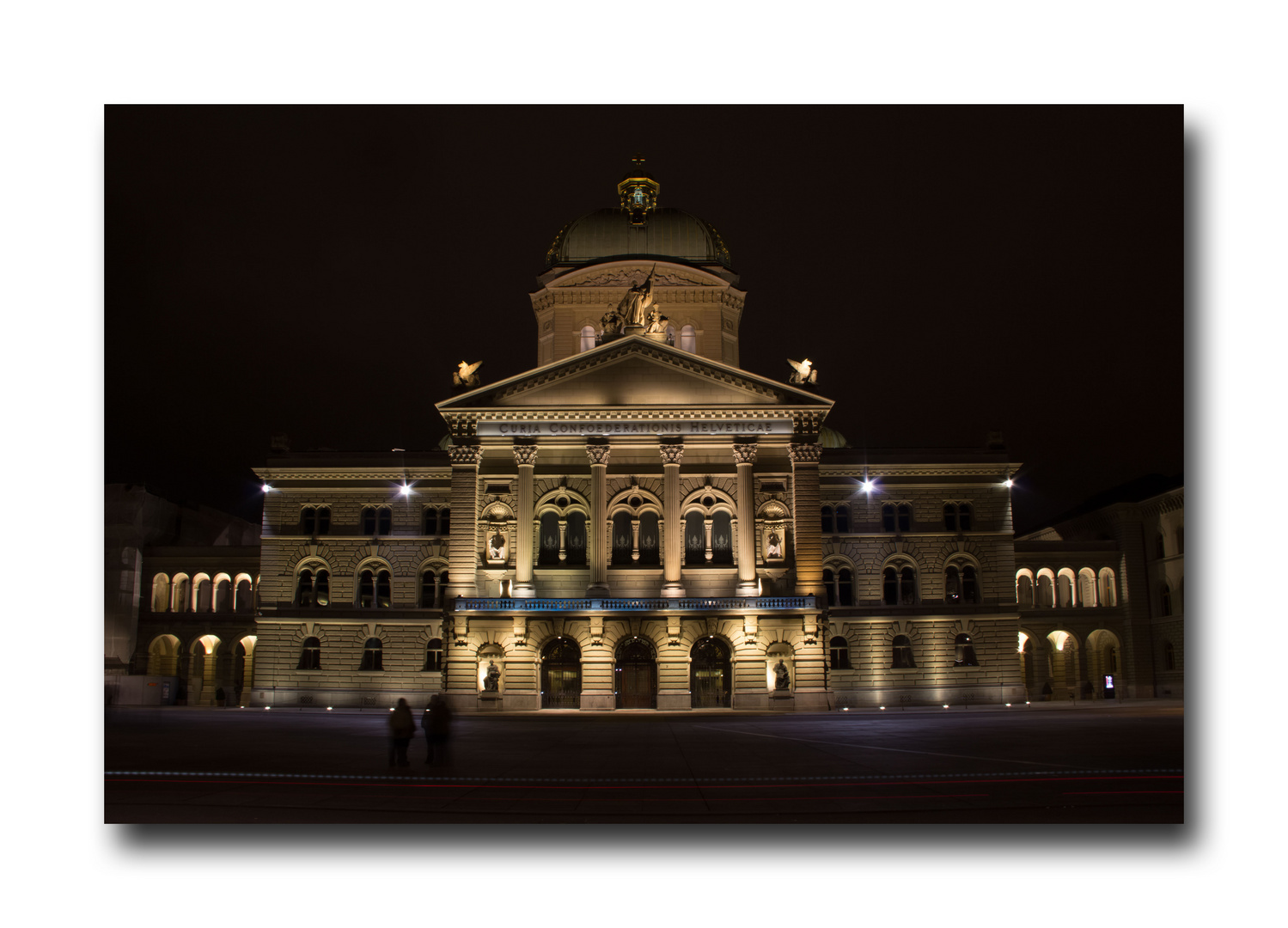 Bundeshaus bei Nacht