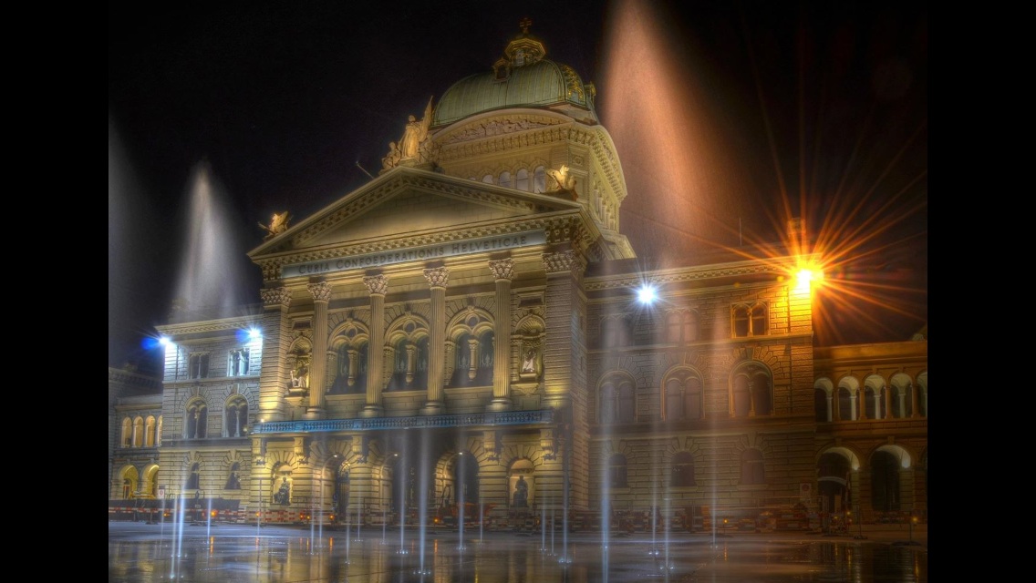 Bundeshaus Bern, Wasserspiel