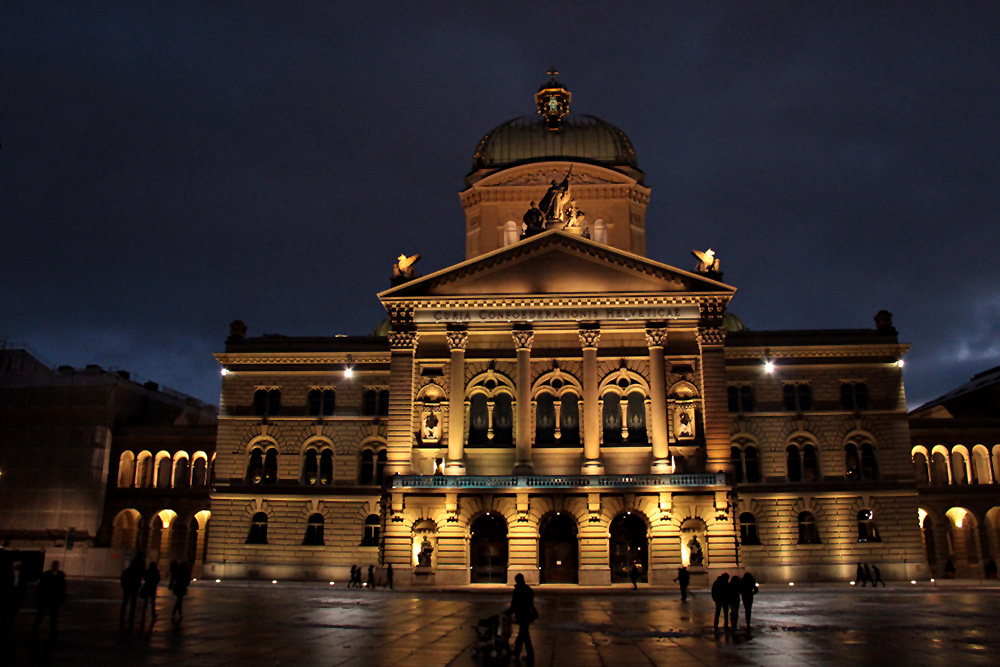 Bundeshaus by Night