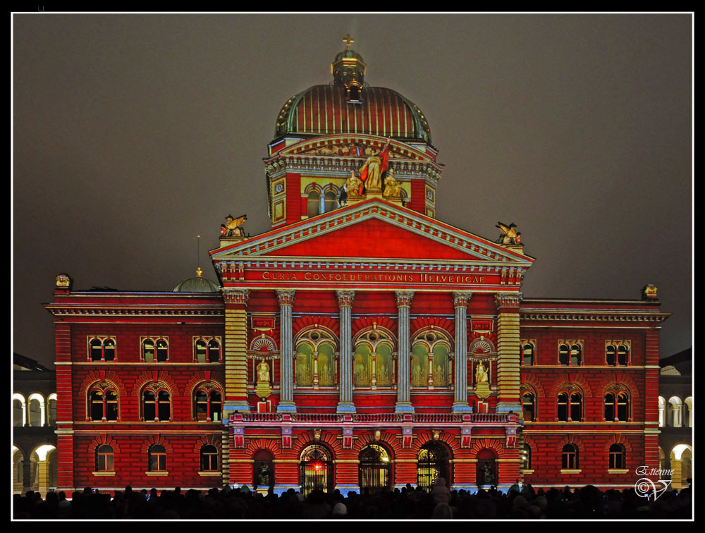 Bundeshaus - Lichtshow