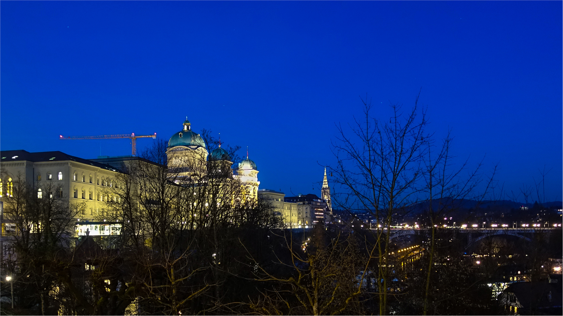 Bundeshaus, Münster und Kirchenfeldbrücke