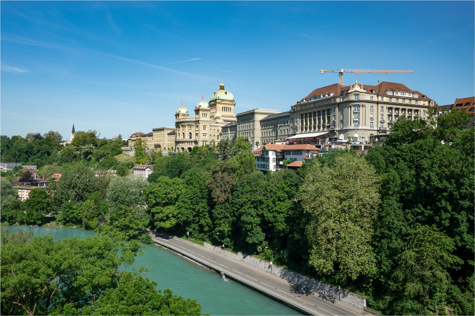 Bundeshaus und Hotel Bellevue