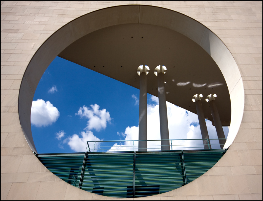 Bundeskanzleramt, Detail, Südseite