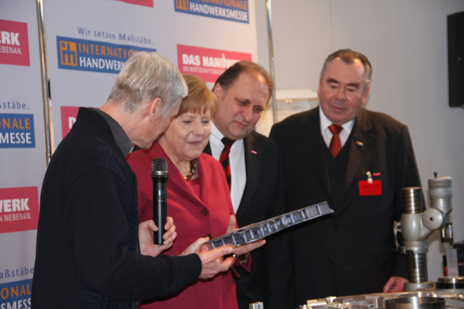Bundeskanzlerin Angela Merkel bei der Internationalen Handwerksmesse 14.3.2014 in München