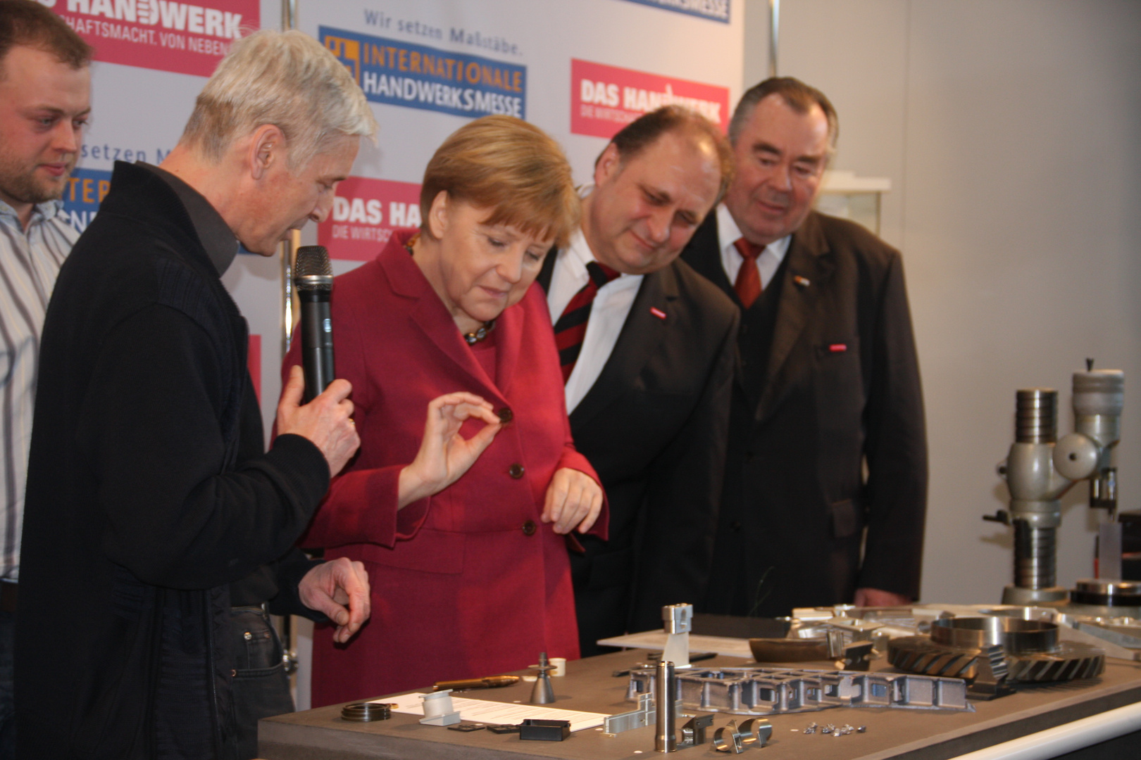 Bundeskanzlerin Angela Merkel bei der Internationalen Handwerksmesse 14.3.2014 in München