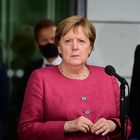 Bundeskanzlerin Dr. Angela Merkel in Garching Forschungszentrum am 15.09.2021