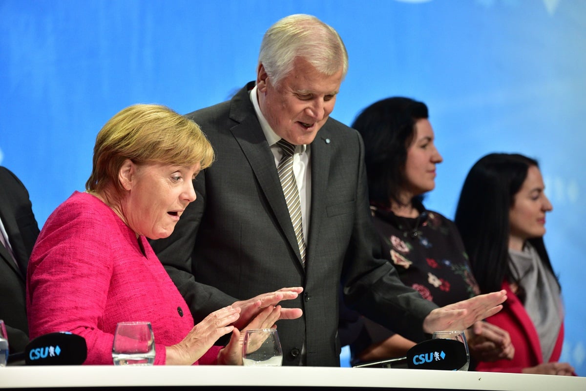 Bundeskanzlerin Dr. Angela Merkel - Ministerpräsident Horst Seehofer 2017