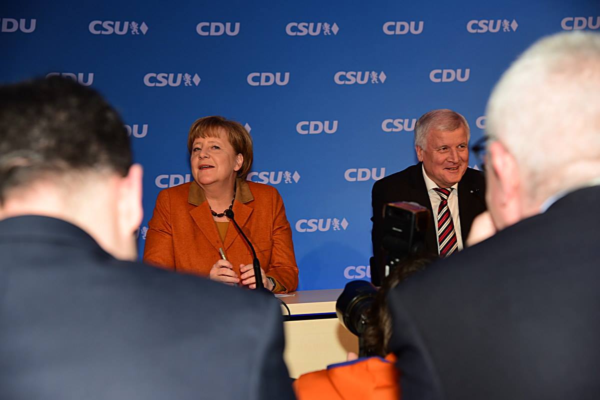 Bundeskanzlerin Dr. Angela Merkel und Bay. Ministerpräsident Horst Seehofer 06.02.2017