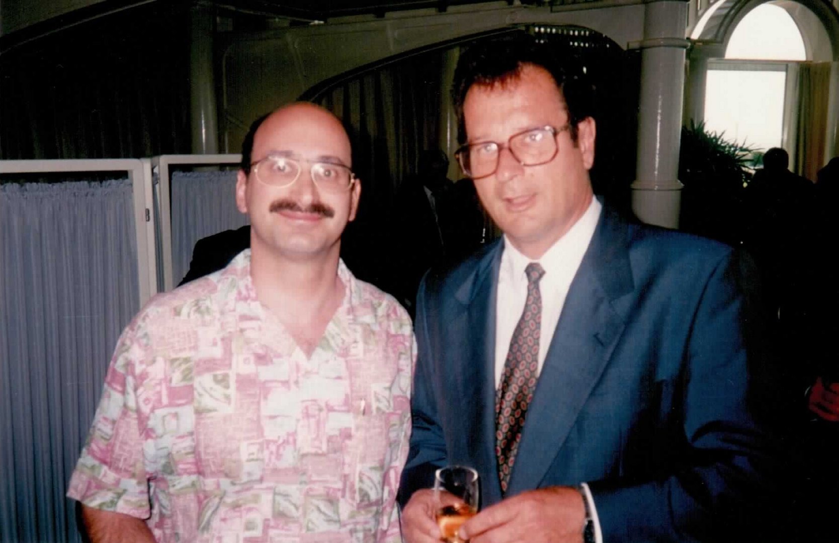 Bundesminister des Auswärtigen Dr. Klaus Kinkel mit Dr. Norman Ali Khalaf. Bonn, Deutschland