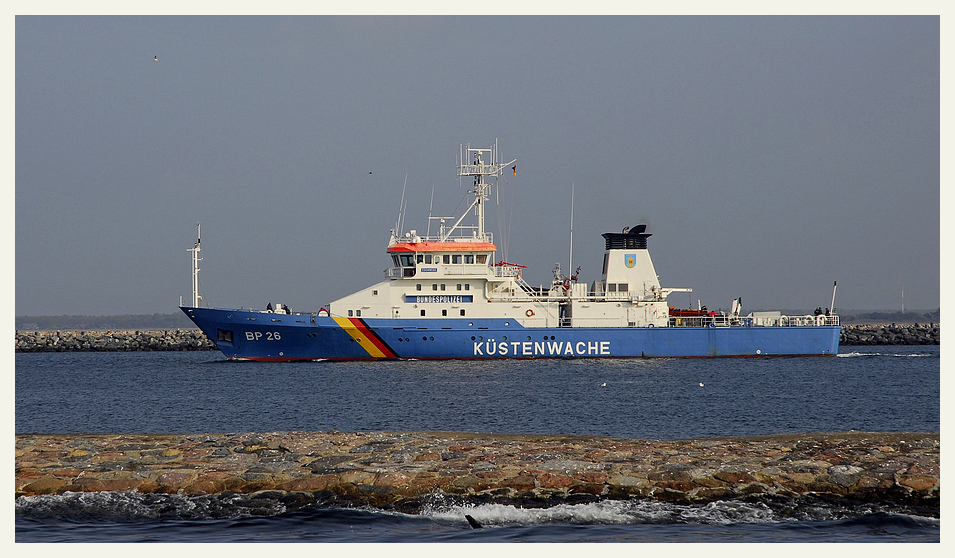 Bundespolizei auf den Weg zur Ostsee