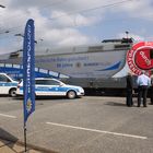 Bundespolizei - die Jubiläumslokomotive 101 060-2  kurz vor der Übergabe