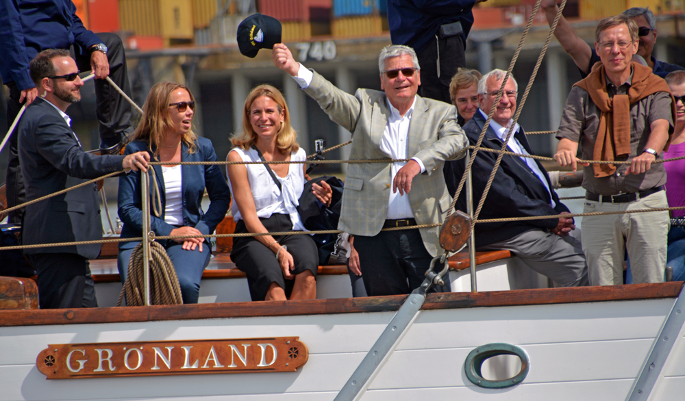 Bundespräsident Joachim Gauck in Bremerhaven