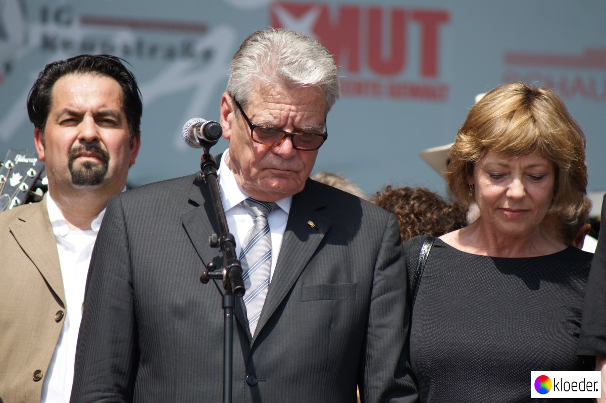 Bundespräsident Joachim Gauck mit "First Lady" Daniela Schadt