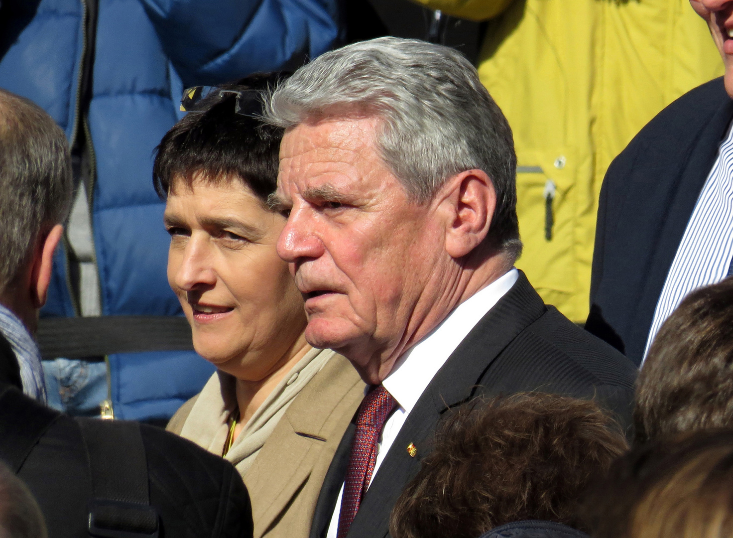Bundespräsident Joachim Gauck und Ministerin Barbara Steffens  in Arnsberg