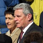 Bundespräsident Joachim Gauck und Ministerin Barbara Steffens  in Arnsberg