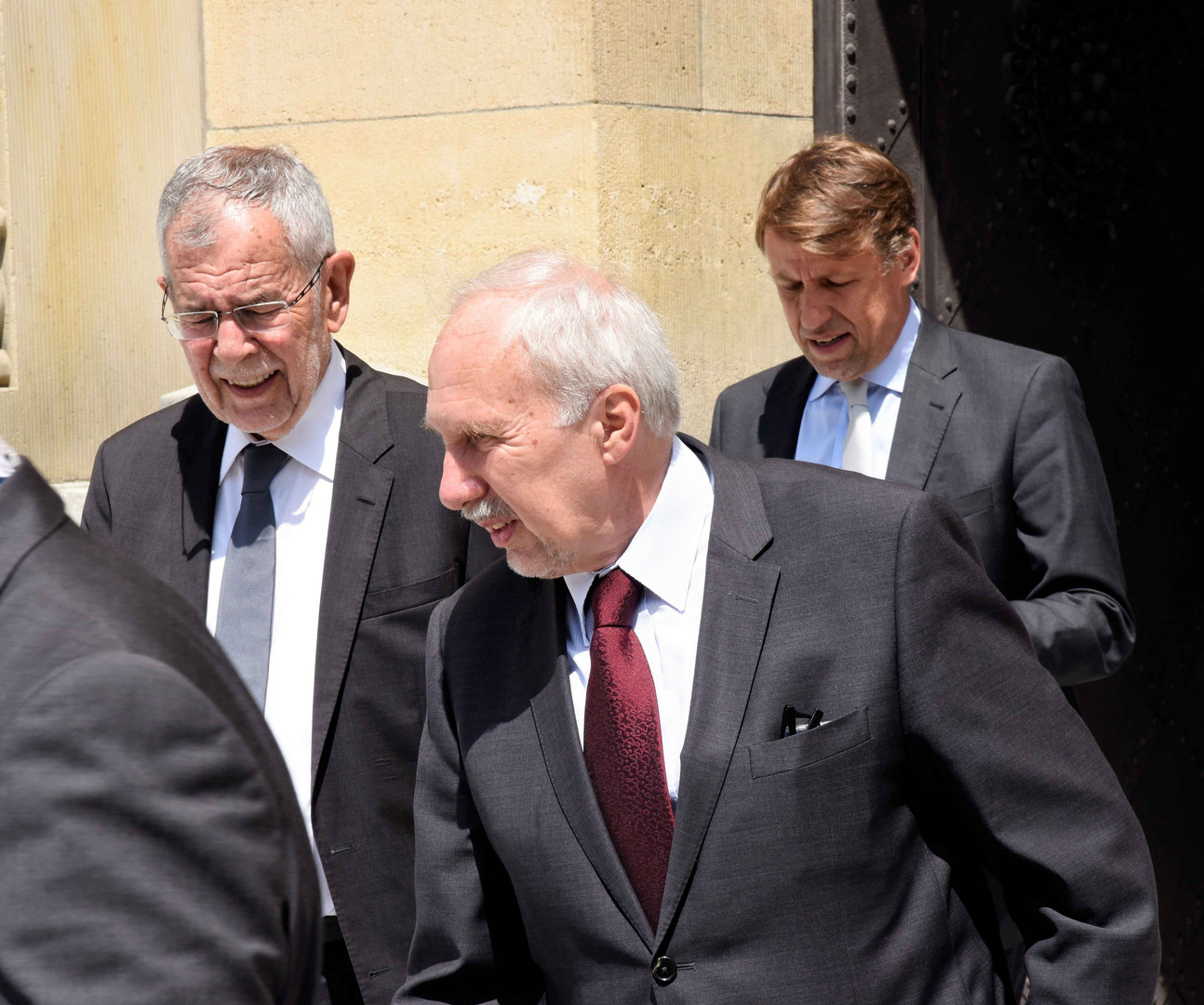 Bundespräsident Van der Bellen und Nationalbank-Gouverneur Ewald Nowotny