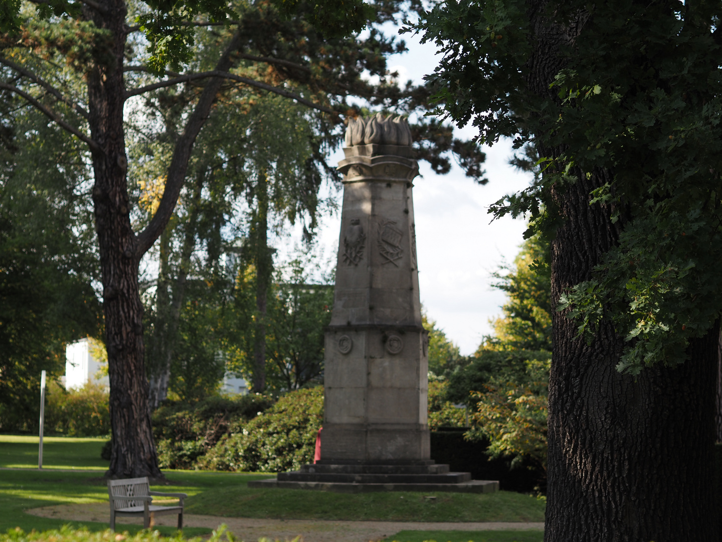 Bundesradfahrer Denkmal im Kurpark , Bad Schmiedeberg