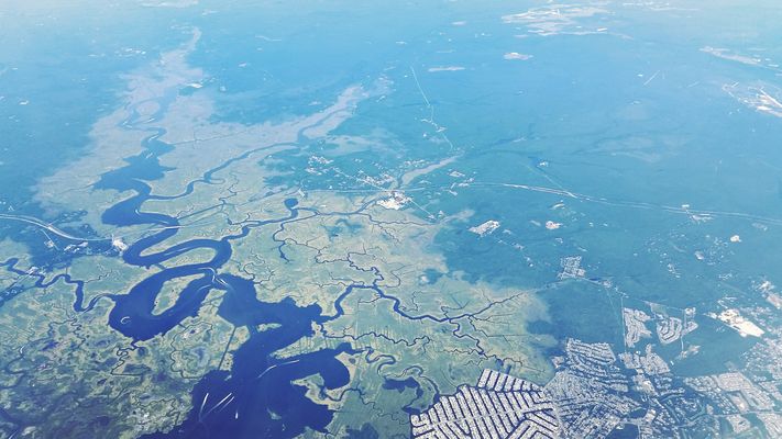 Bundesstaat New Jersey, Mullica River nähe Philadelphia