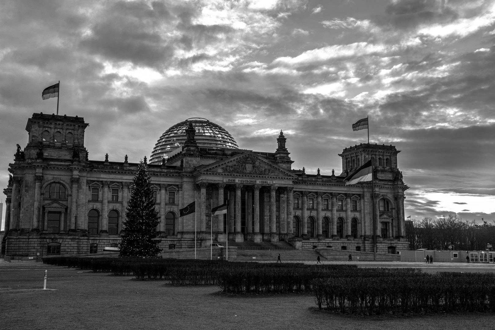 Bundestag - black & white - Berlin 2018