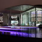 Bundestag MELH bei Nacht