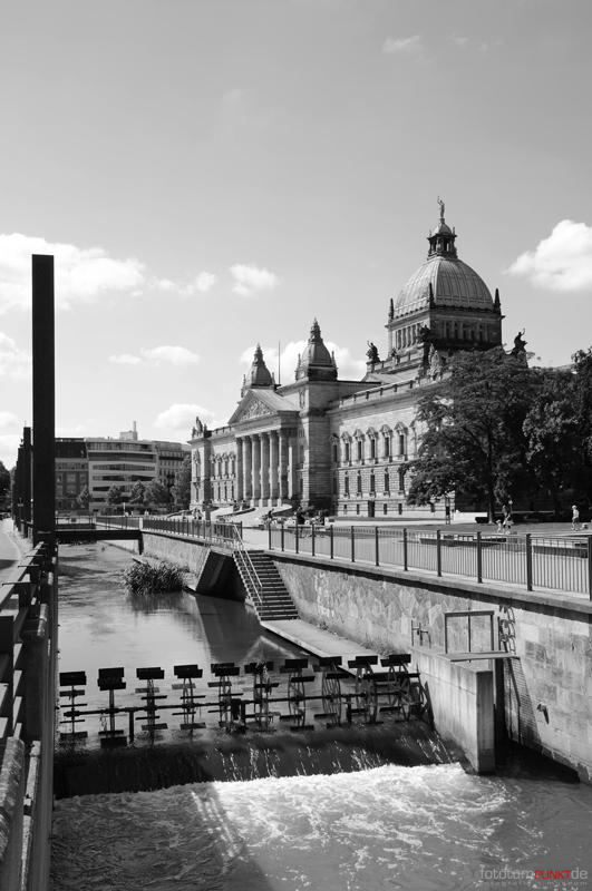 Bundesverwaltungsgericht am Pleißemühlgraben in Leipzig