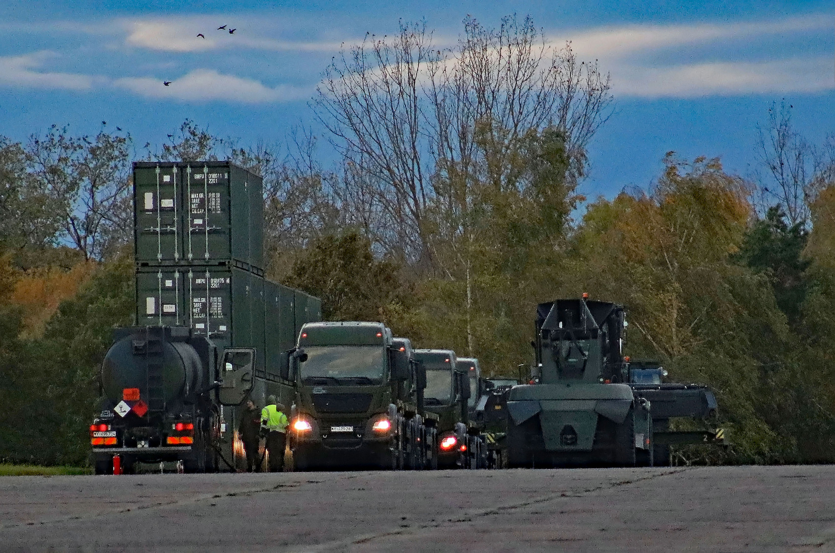 Bundeswehr auf Flugplatz Stendal