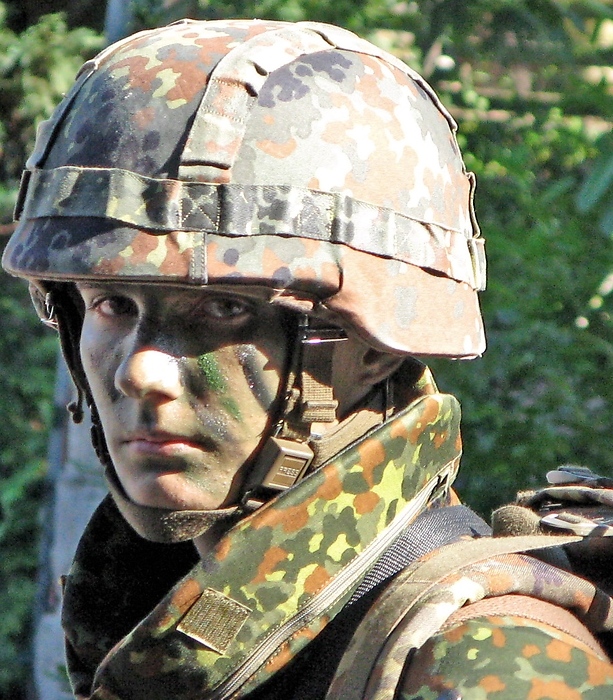 Bundeswehrsoldat 2007 in Germersheim