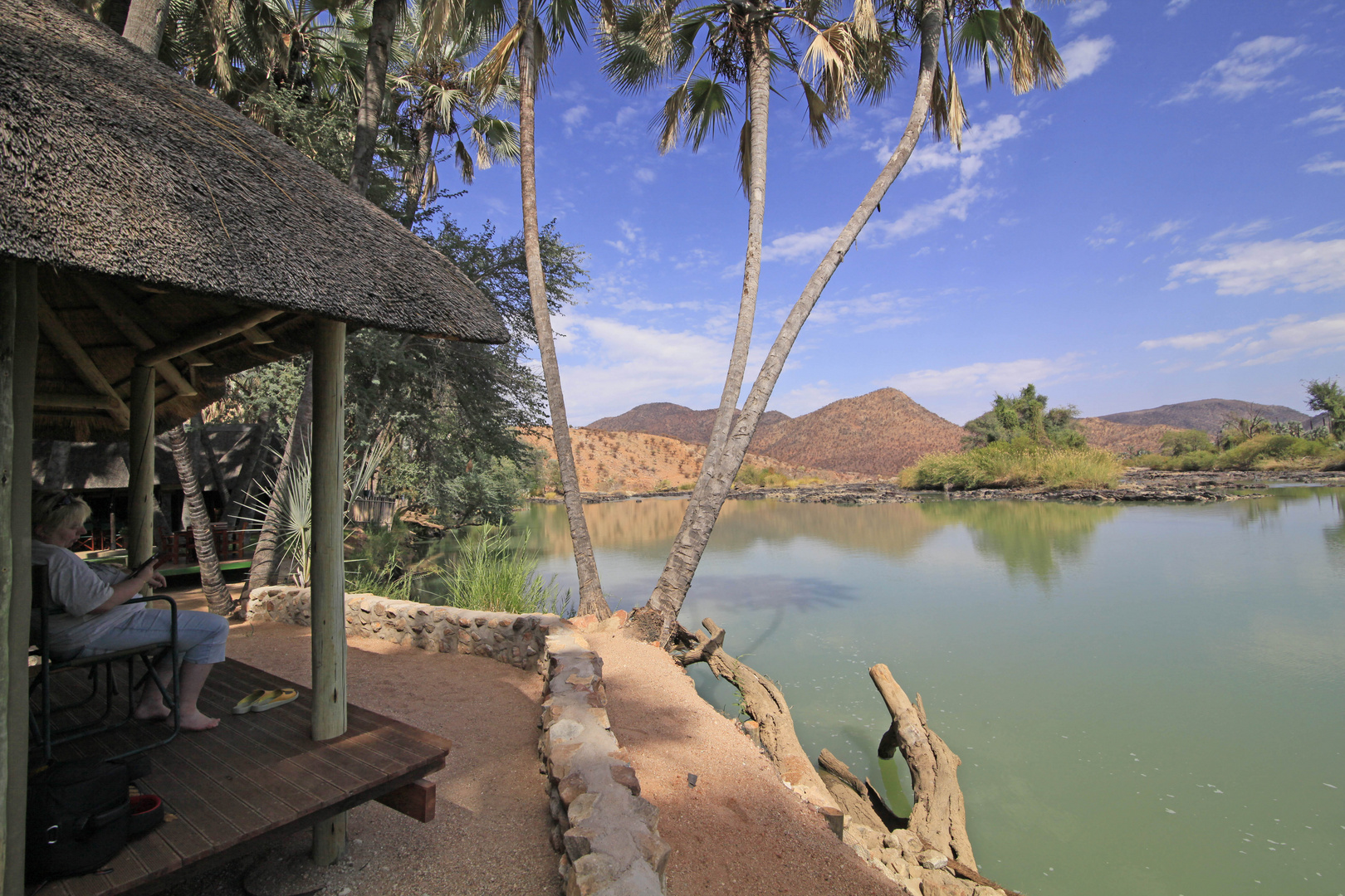 Bungalow an den Epupa-Wasserfällen