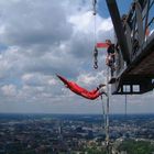 Bungee-Jump vom Dortmunder Fernsehturm