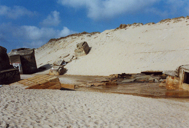 Bunker am Strand