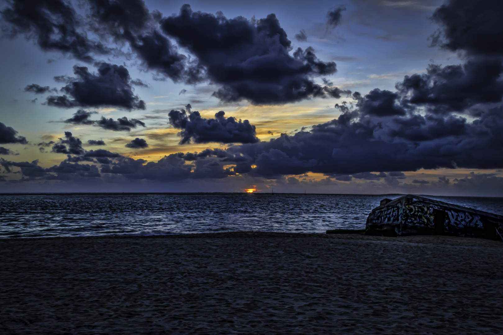 Bunker am Strand