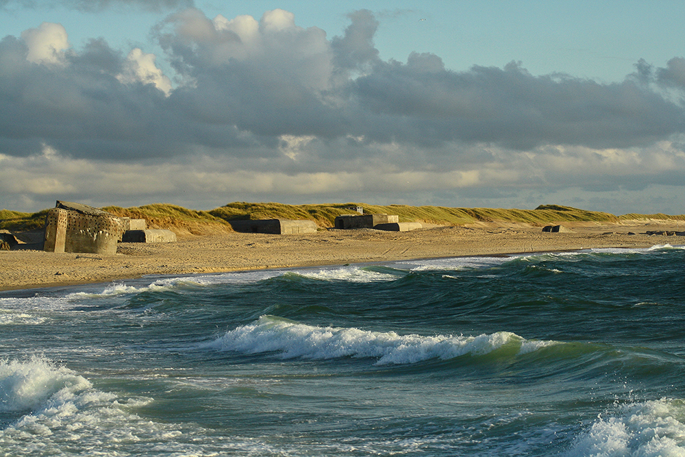 Bunker am Strand