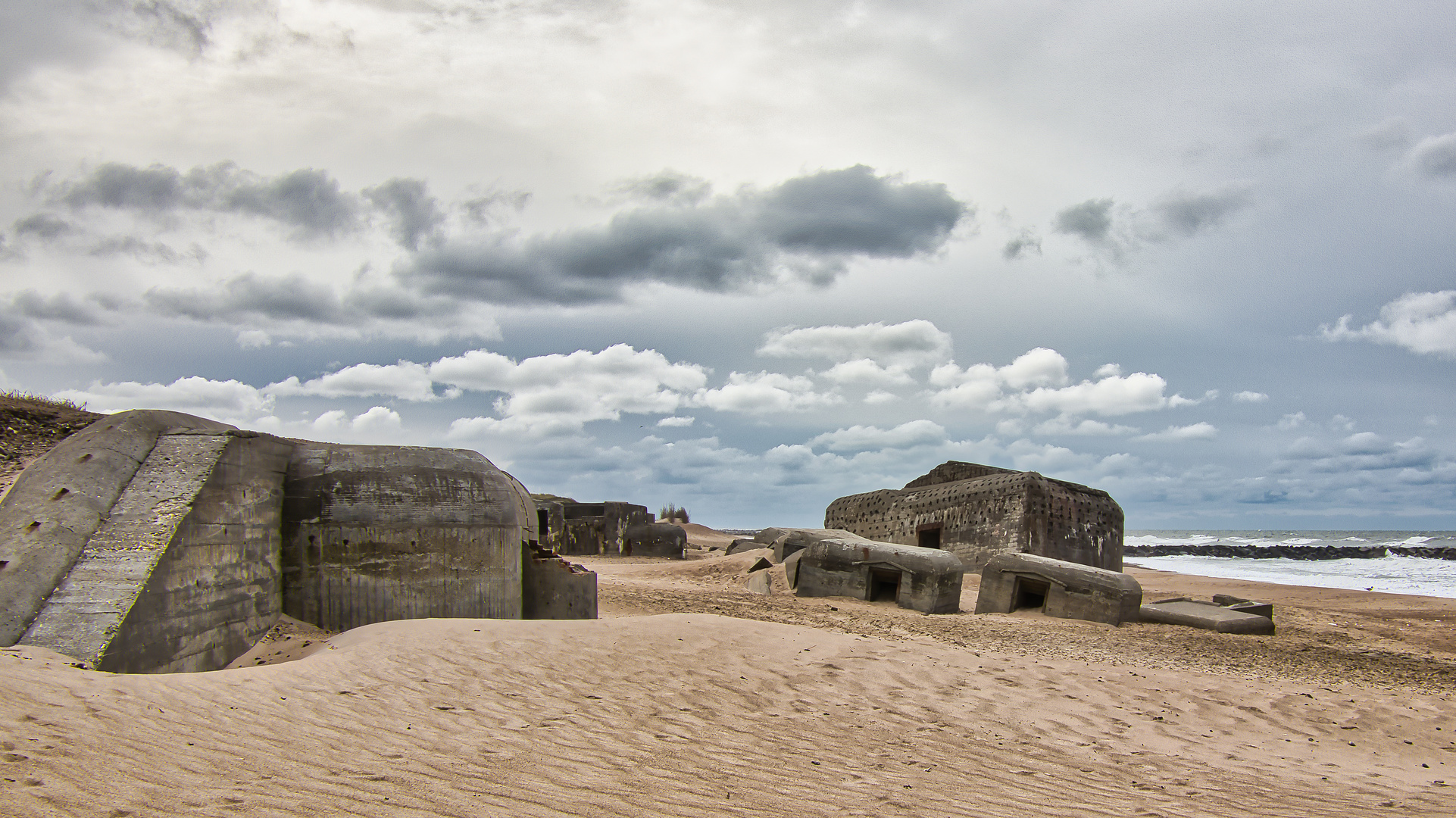 Bunker am Strand