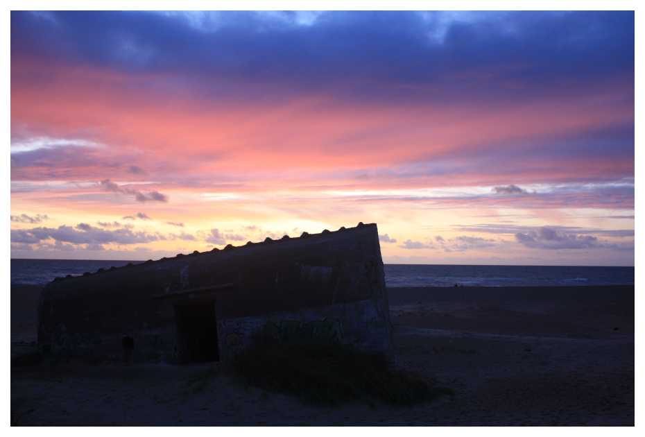 Bunker am Strand