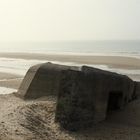 Bunker am Strand in der Nähe von Calais