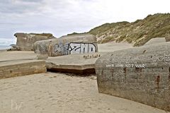 Bunker am Strand von Løkken Dänemark