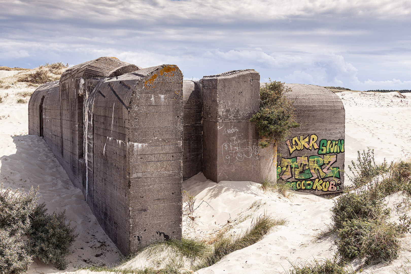 Bunker am Strand von Nieuw-Haamstede